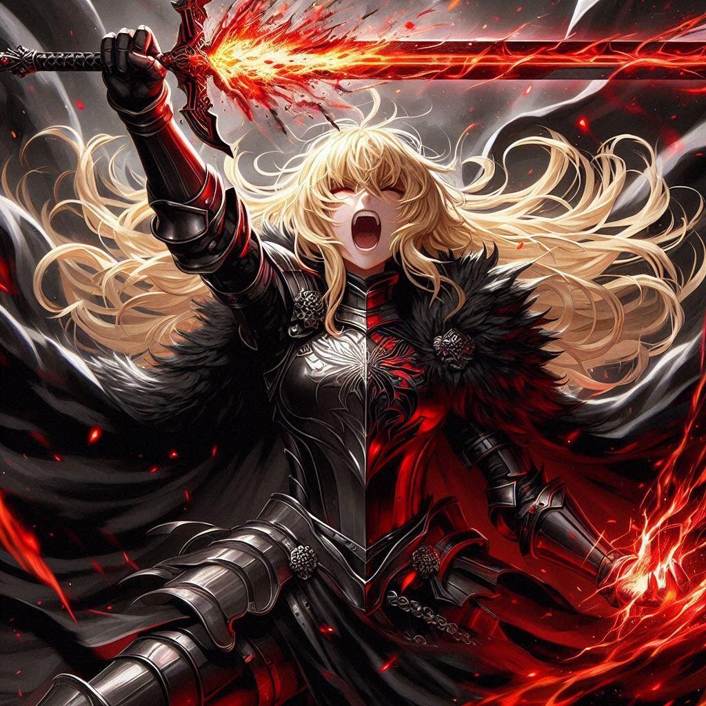 ブロンドの女騎士さん731