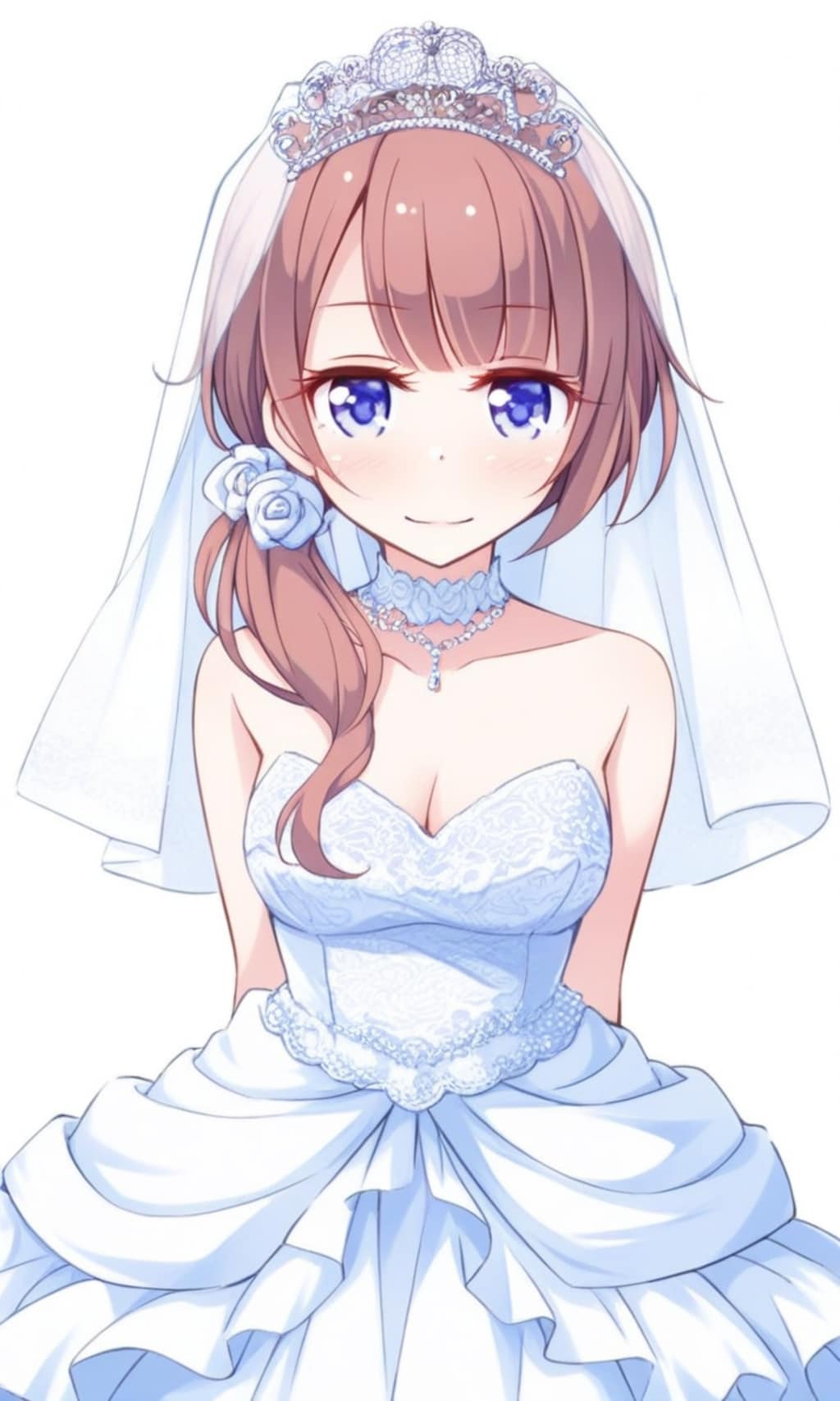 望月穂波 ウエディングドレス