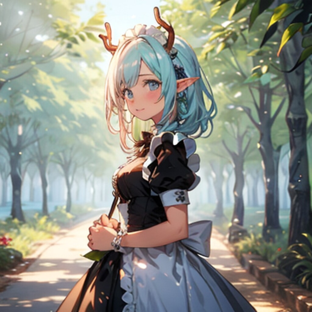 森のメイドさん250512