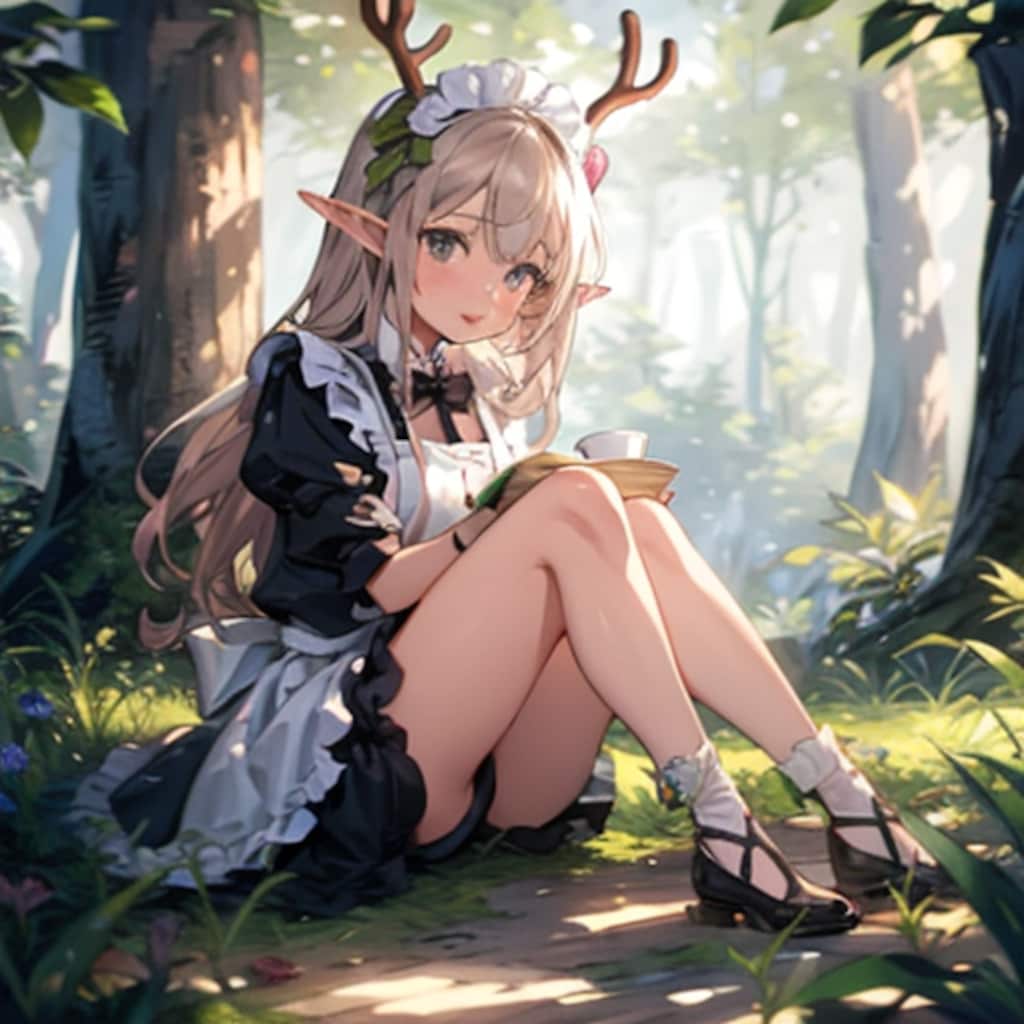 森のメイドさん250512