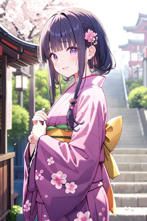 和装女子