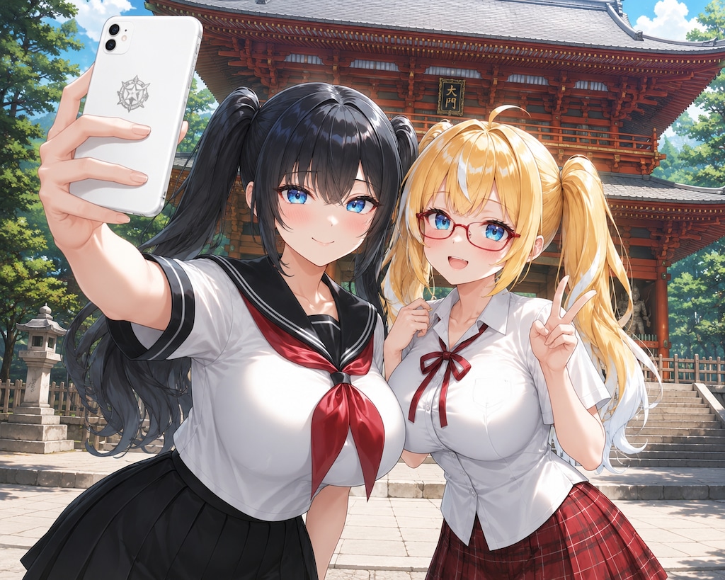【コラボ】修学旅行で一緒に