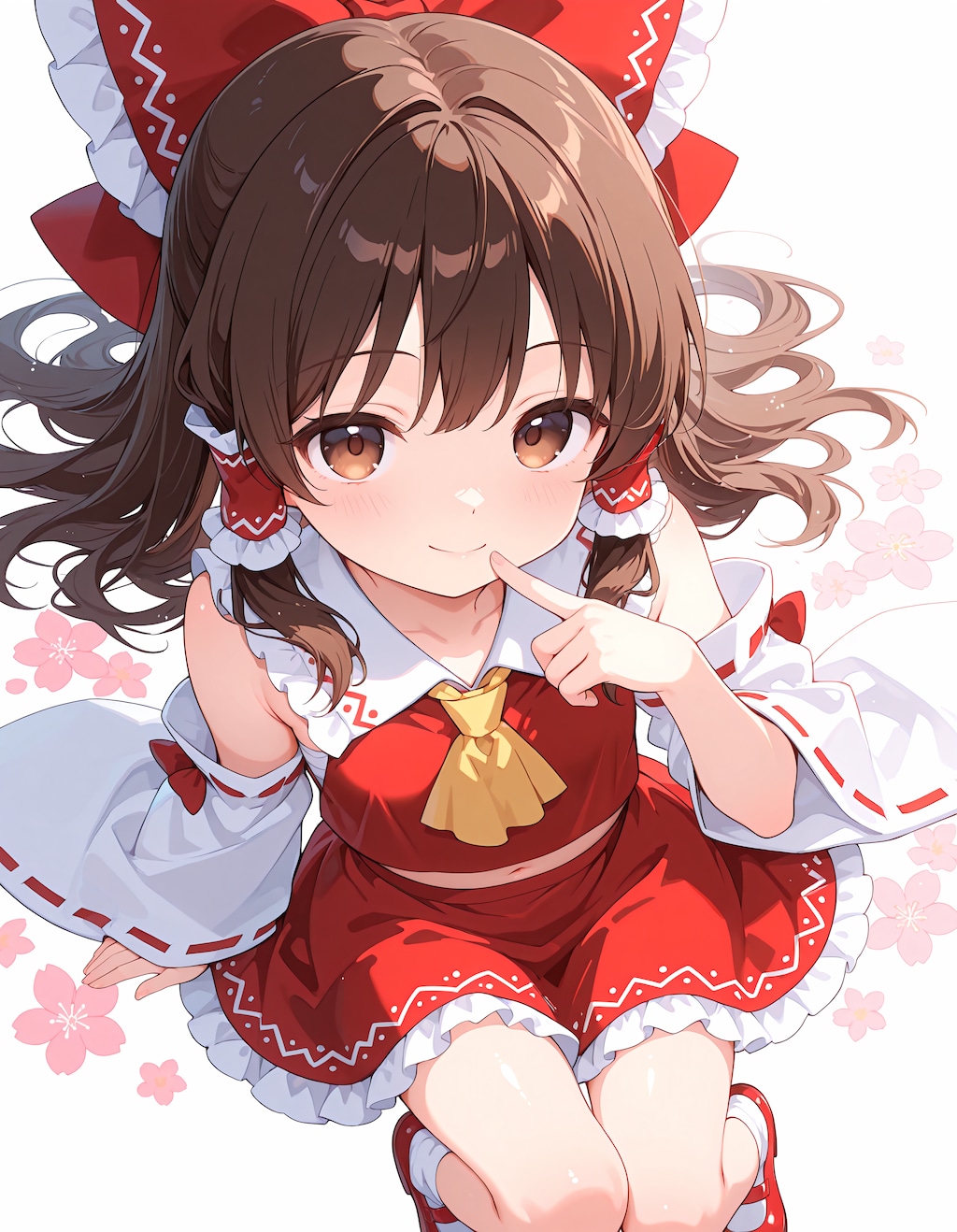 巫女の微笑み