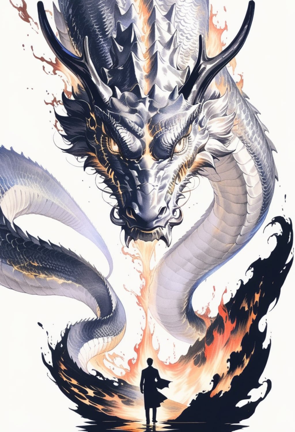 モノクロドラゴンさん