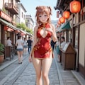 スクールアイドル⁉😅「高坂穂乃果 国立音ノ木坂学院二年生」チャイナ服Ver．【model：waiANIHENTAIPONYXL_v60】 9枚目