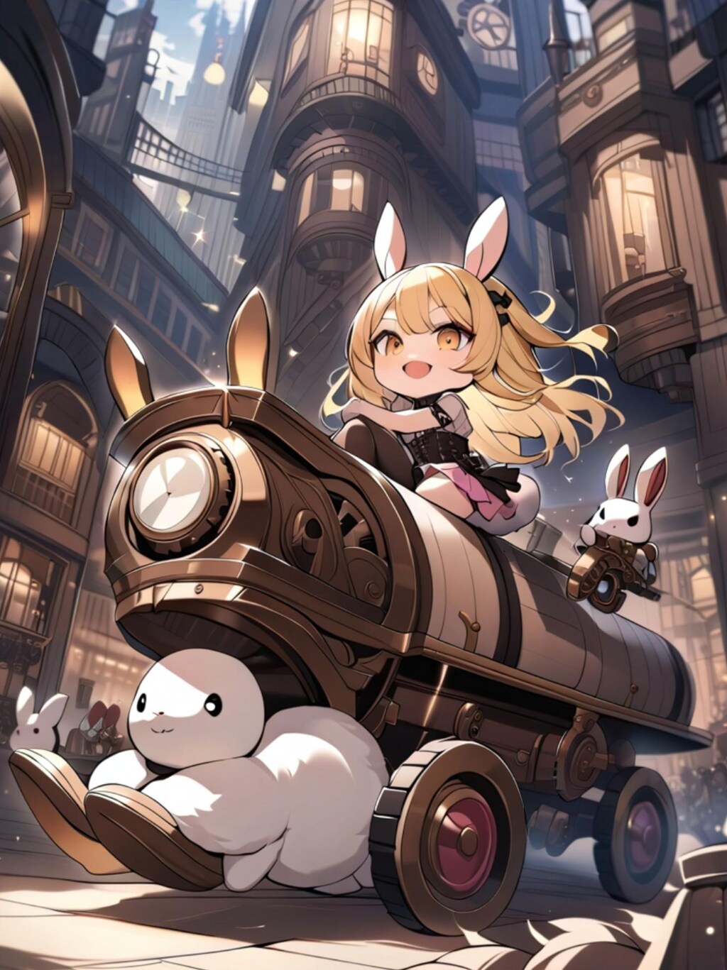 バニーの金髪ちゃん