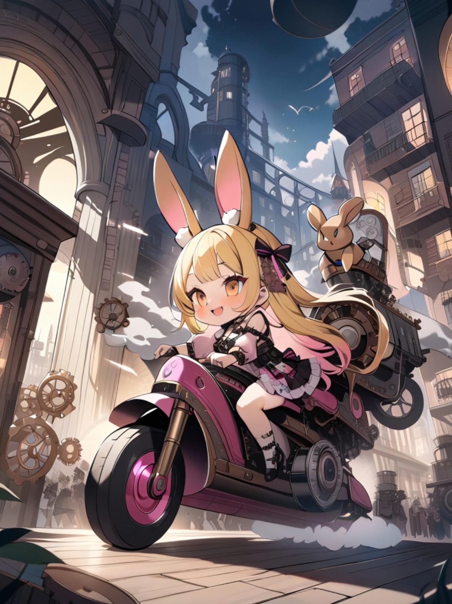 バニーの金髪ちゃん