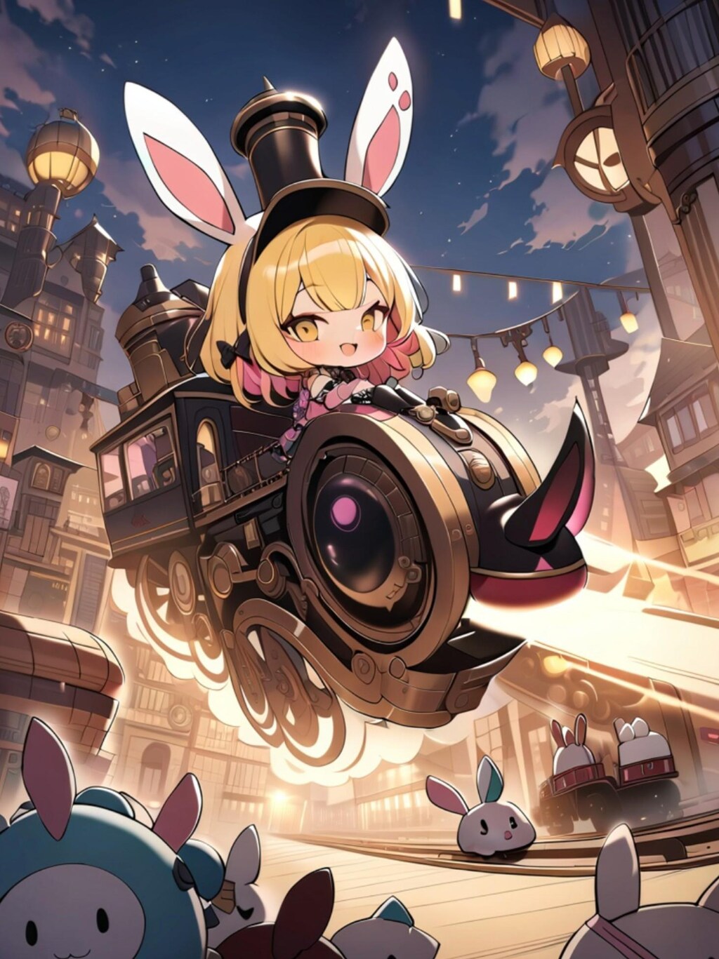 バニーの金髪ちゃん