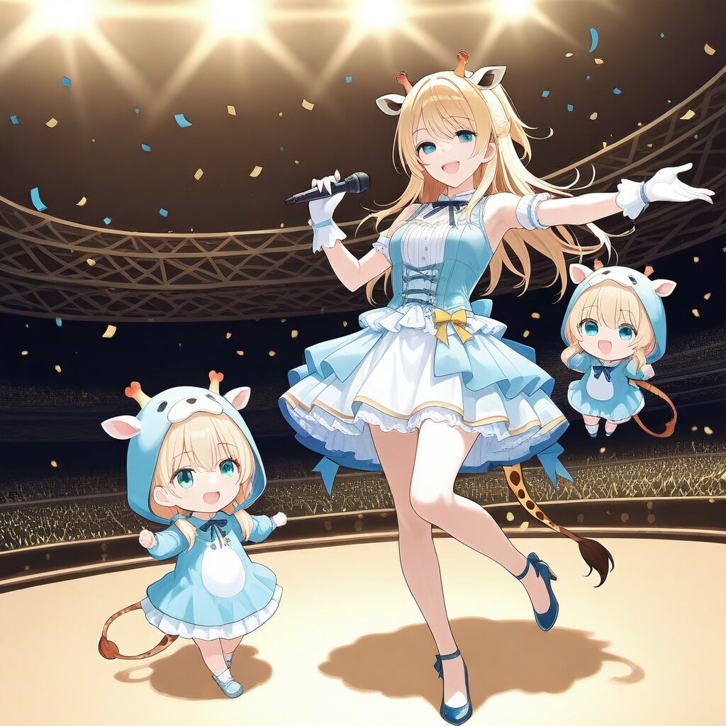 アイドルなキリンフーディーちび子ちゃん