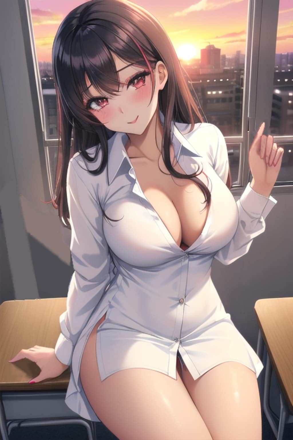 どうしたの。そんな顔してぇ。