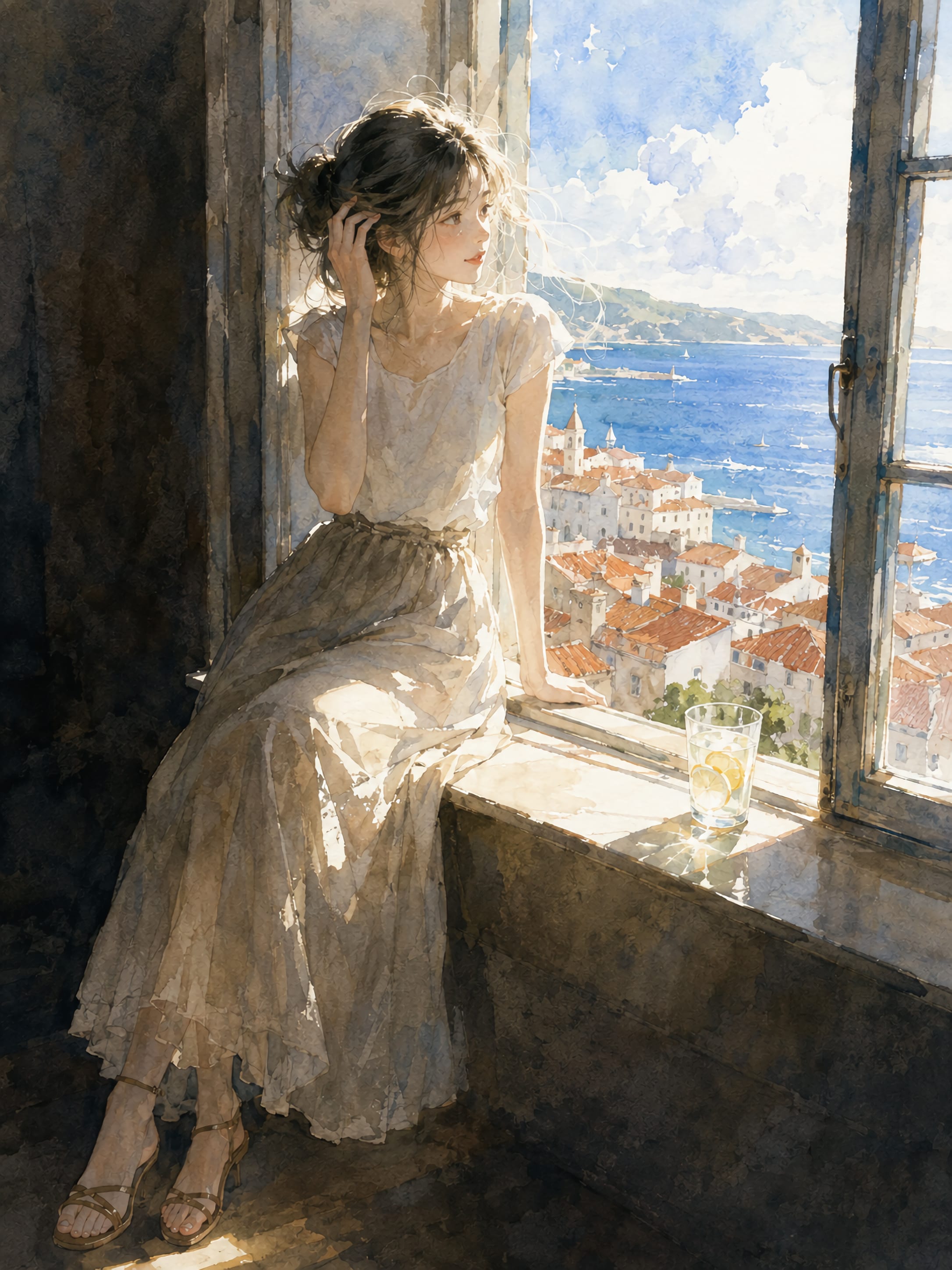 夏影 | の人気AIイラスト・グラビア