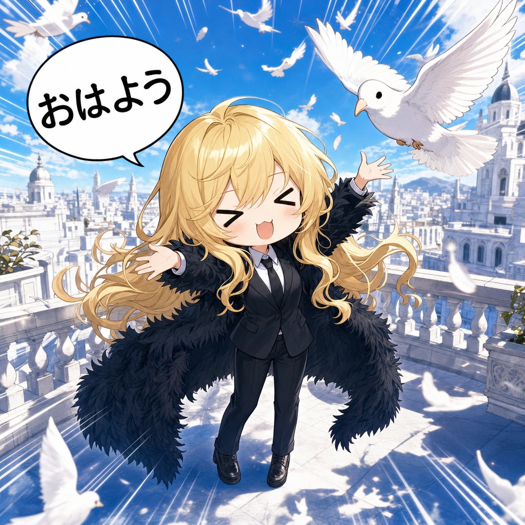 白ハトとエリザベス