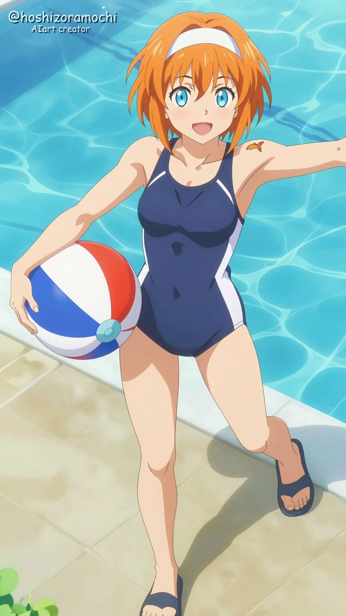 🏊‍♀️水しぶき弾ける青春の輝き。太陽の下で誓う、勝利への熱意。