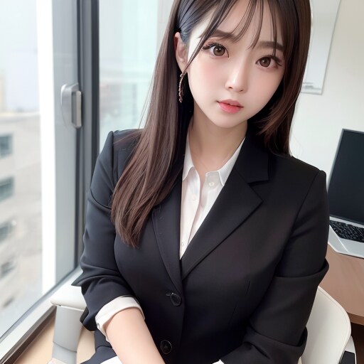 ≪他撮り風≫ スーツ女子 -0001