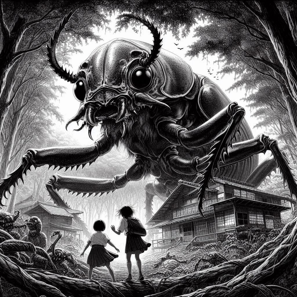 （虫嫌いの方は注意！）昆虫採集厳禁💦山の主が昆虫の森！