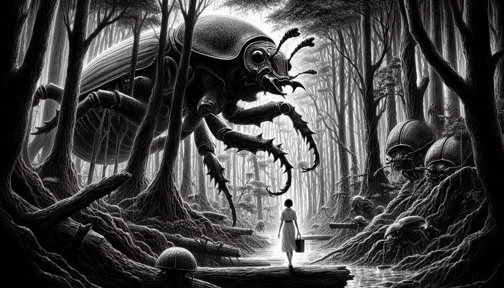 （虫嫌いの方は注意！）昆虫採集厳禁💦山の主が昆虫の森！