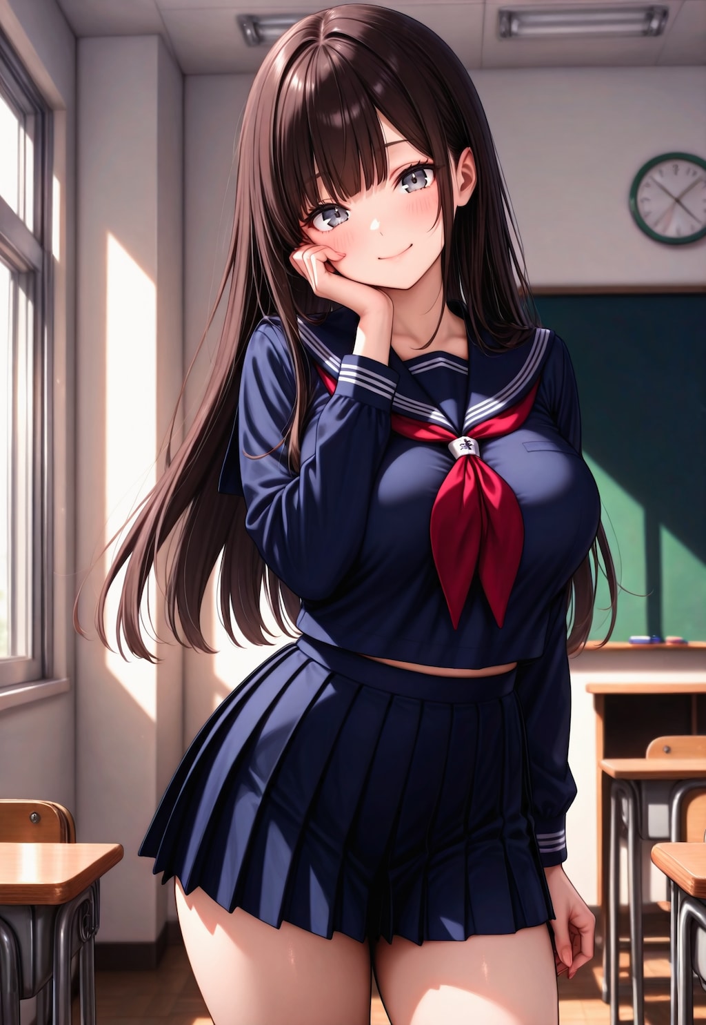 1245（紺のセーラー服）