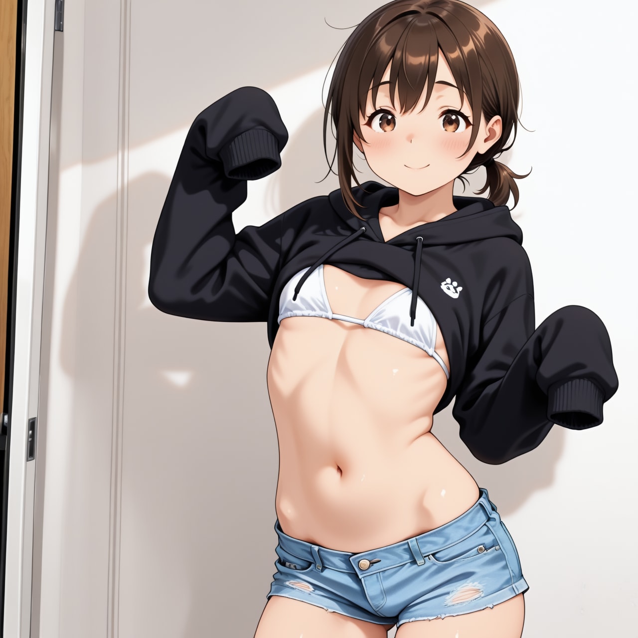 R没作品博覧会に行くくららちゃん