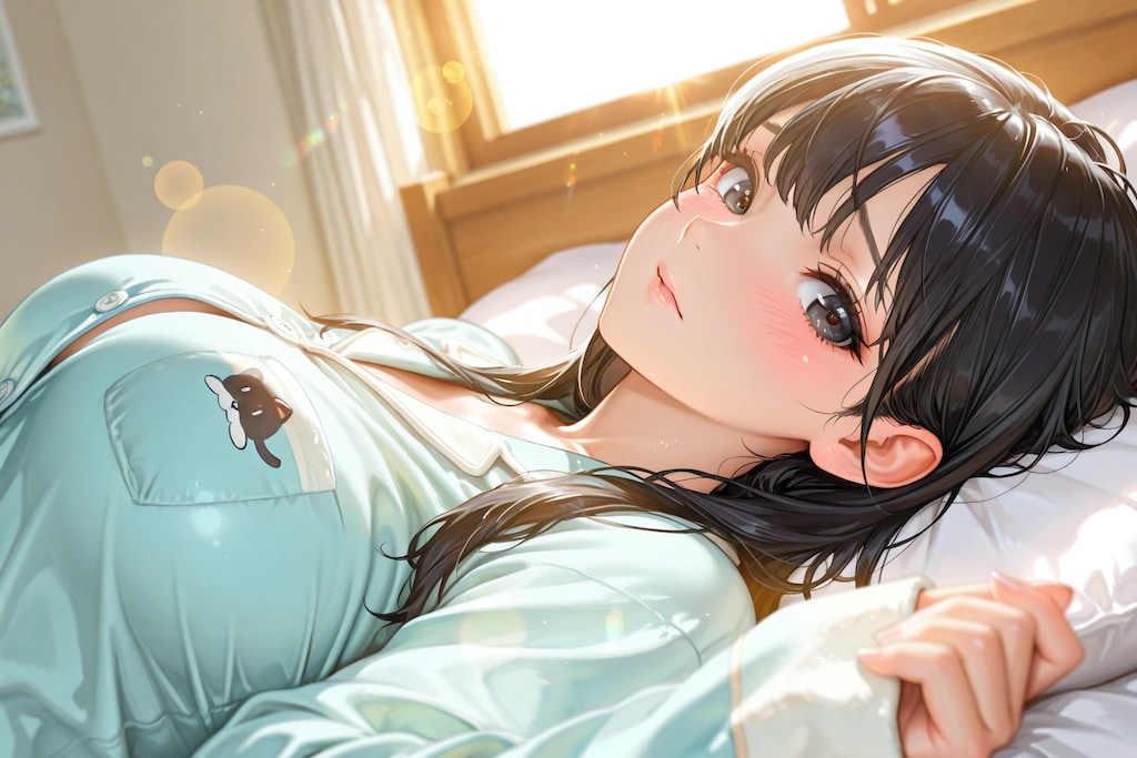 「・・・おはよ♡」