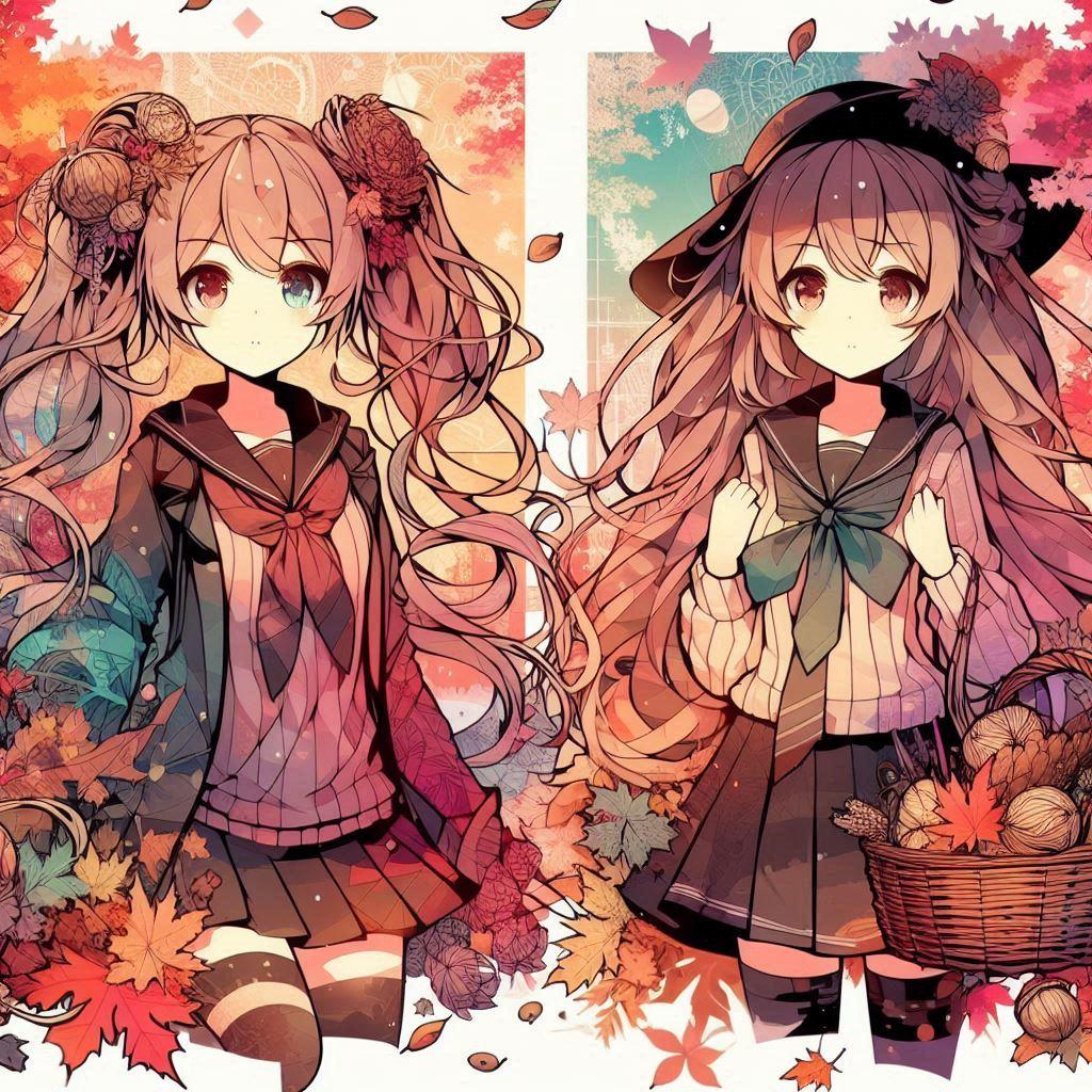 秋の女子学生