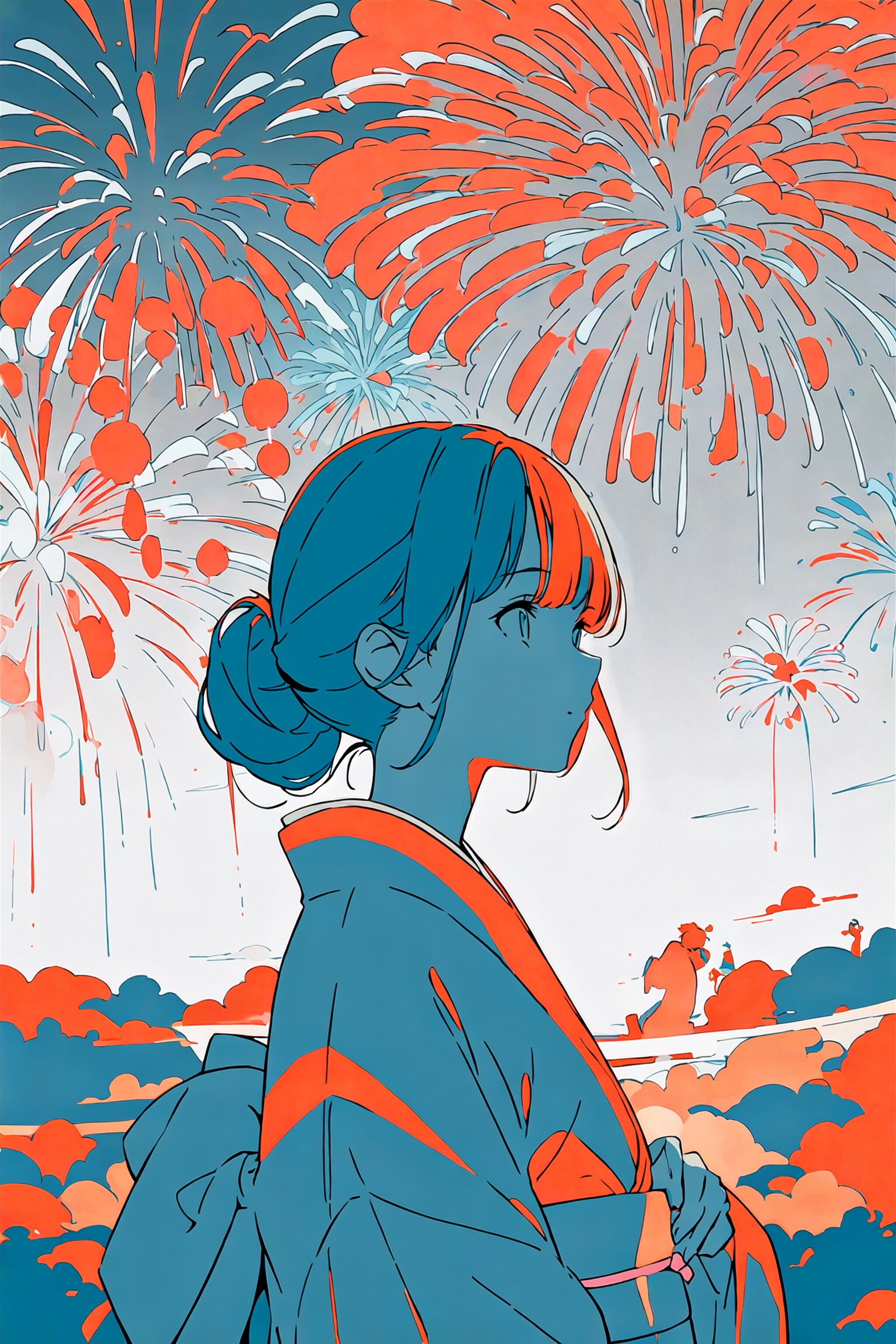 影花火 | の人気AIイラスト・グラビア