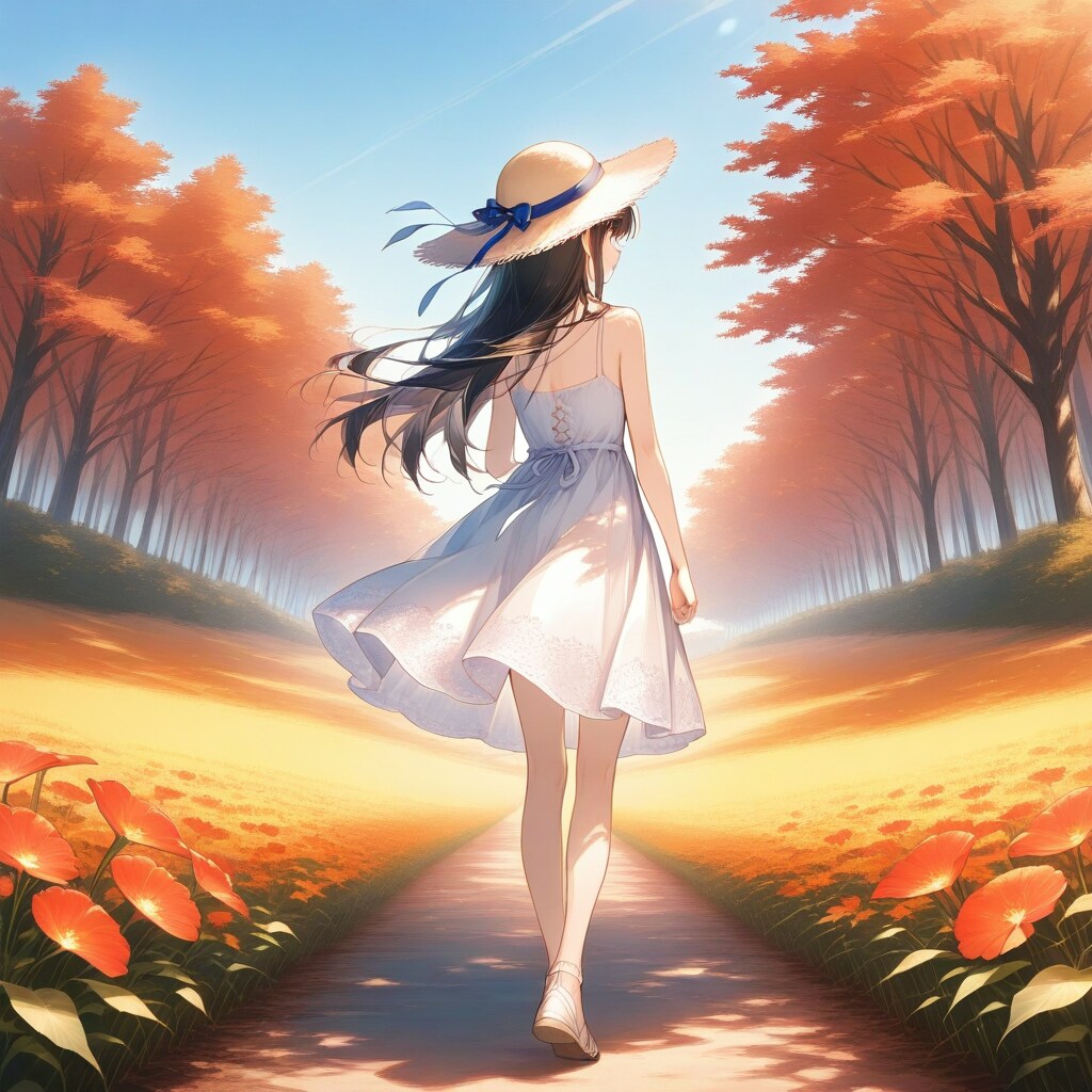 一足早い秋の風