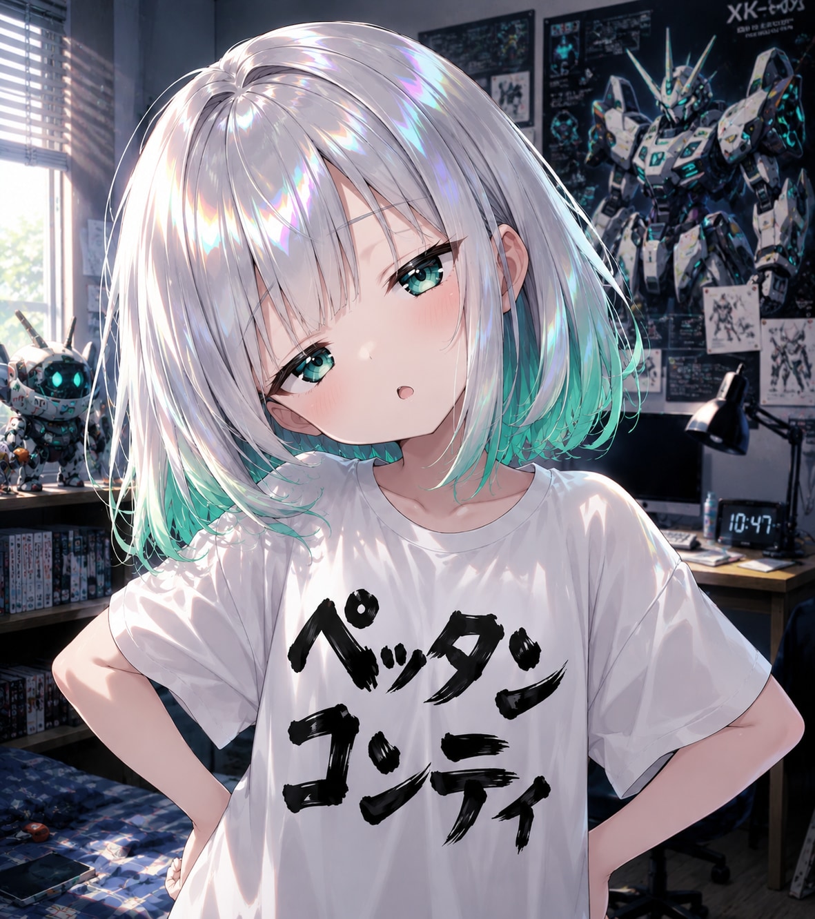 まだ寝てるー、遊びにつれてけ☆