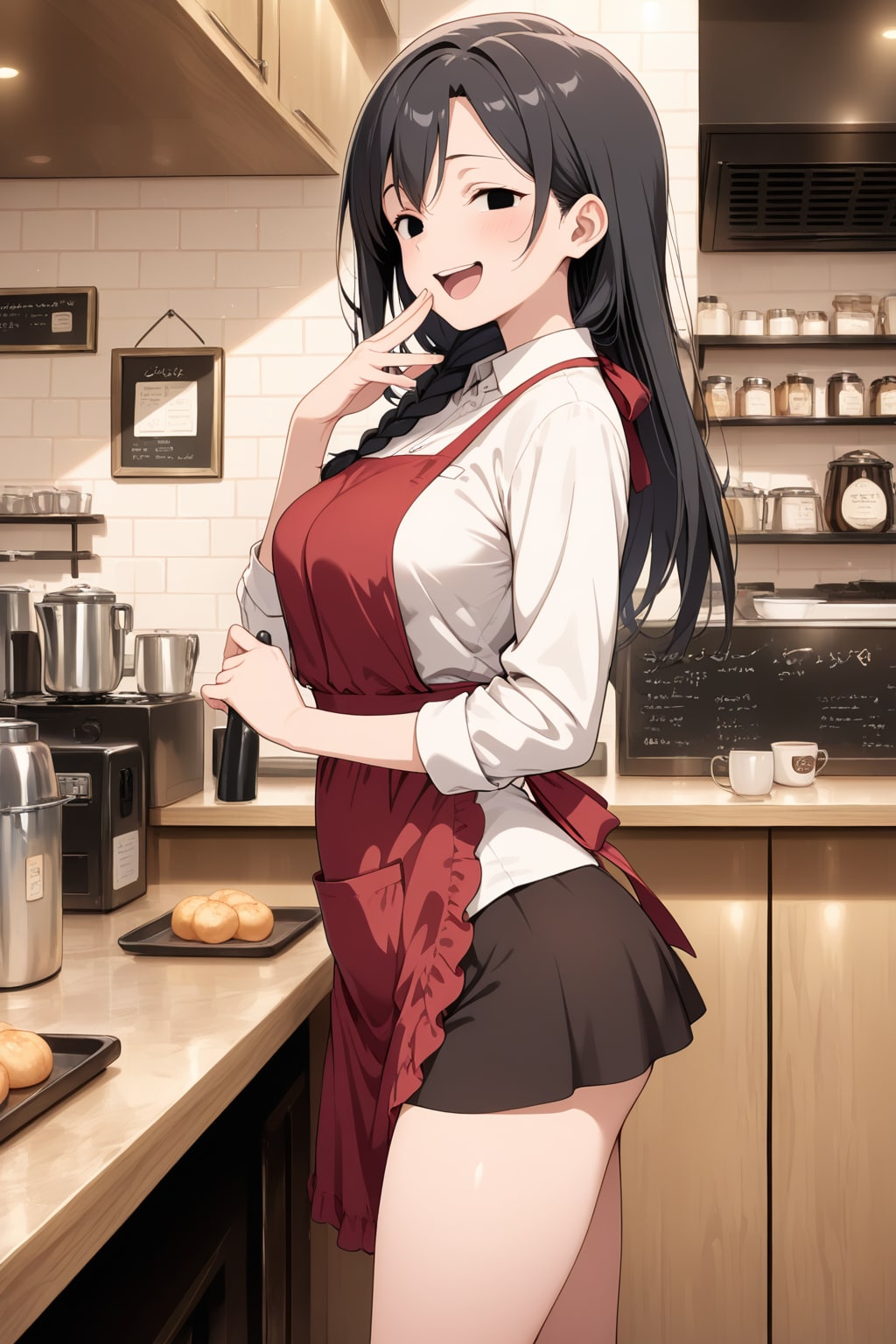 cafe | の人気AIイラスト・グラビア