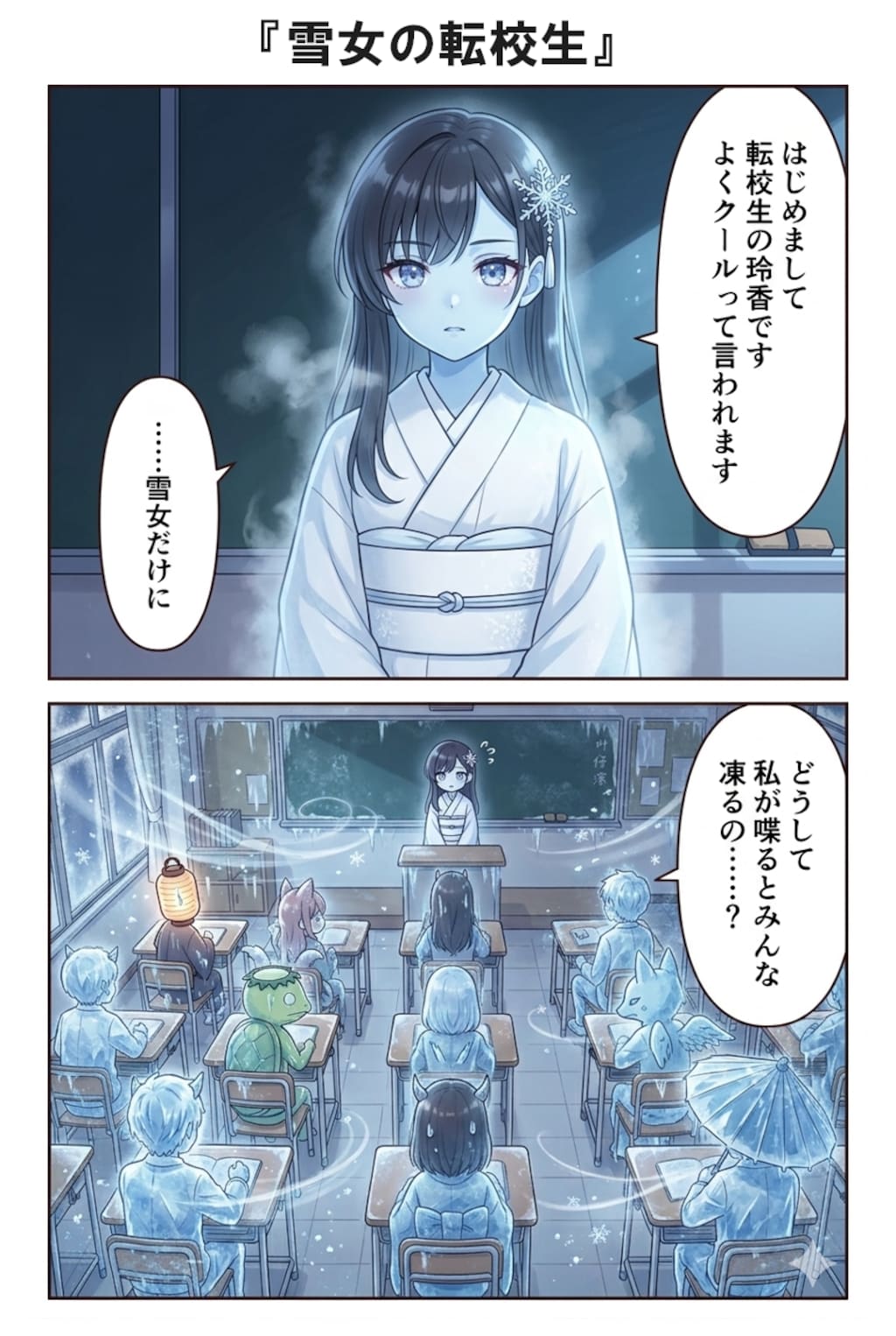 『雪女の転校生』