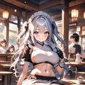 和風メイド 4枚目