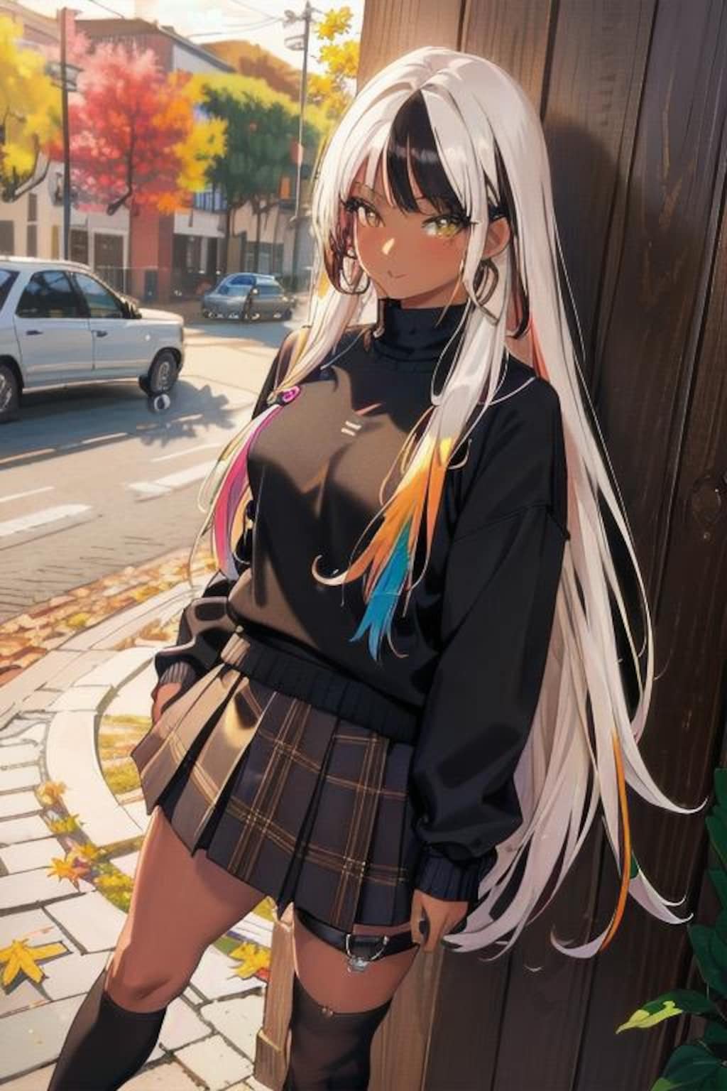 秋物コーデファッションギャルズ