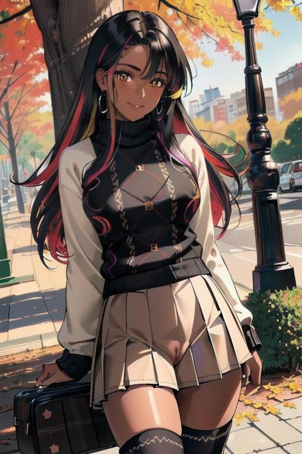 秋物コーデファッションギャルズ