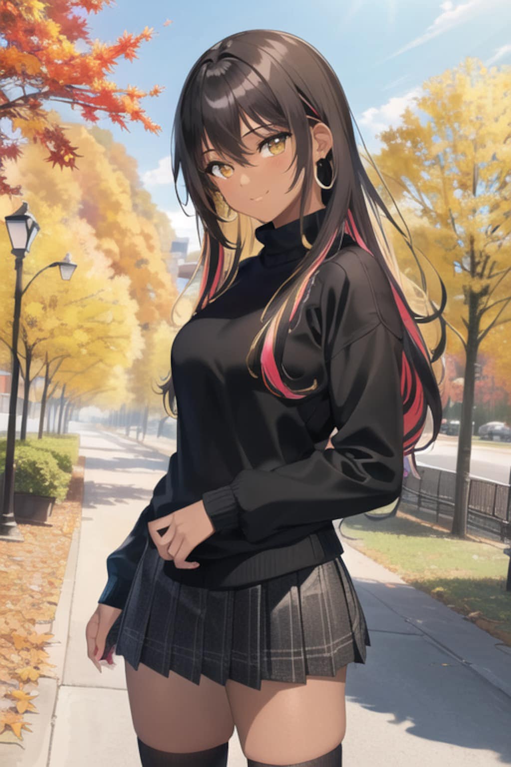 秋物コーデファッションギャルズ