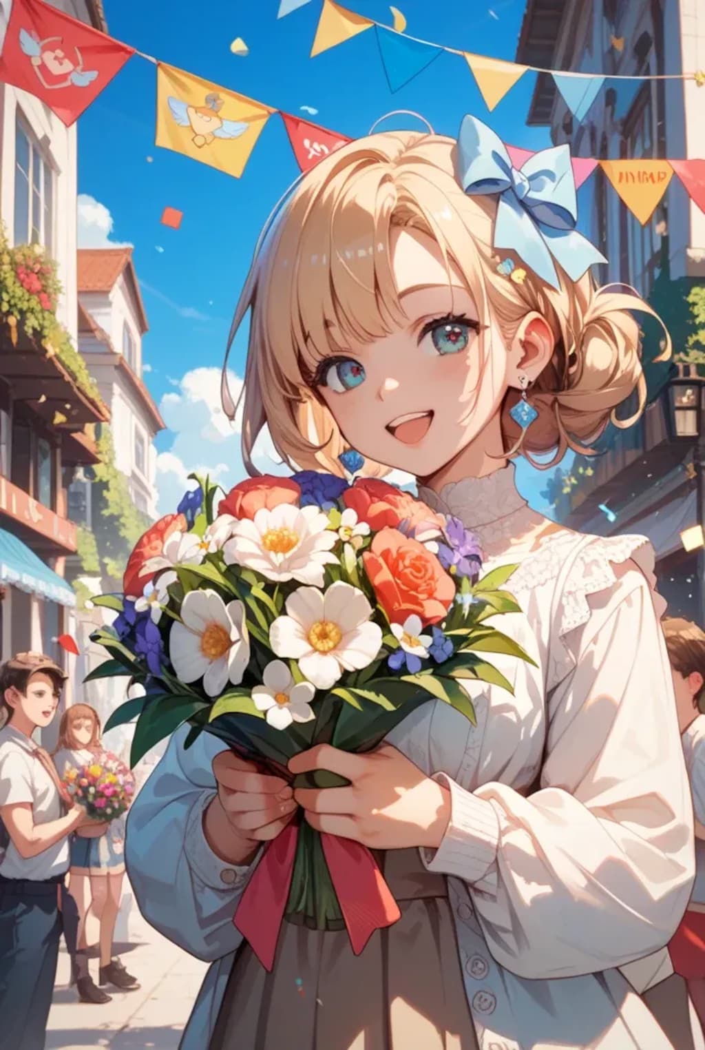 花を贈る