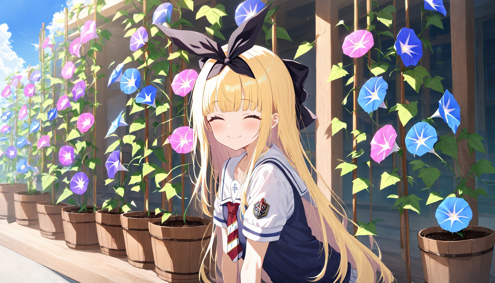 朝顔 - 物述有栖 / にじさんじ | の人気AIイラスト・グラビア