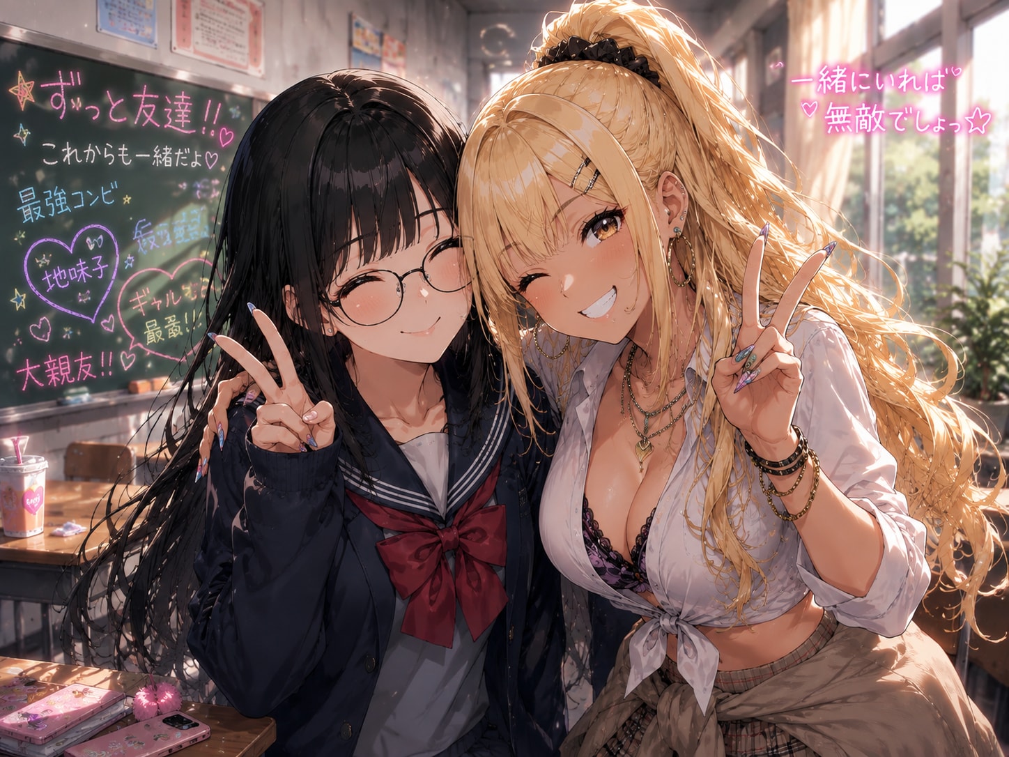2人は大親友