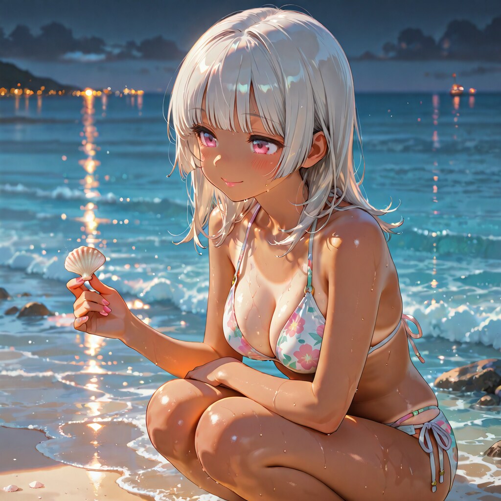 貝殻拾い