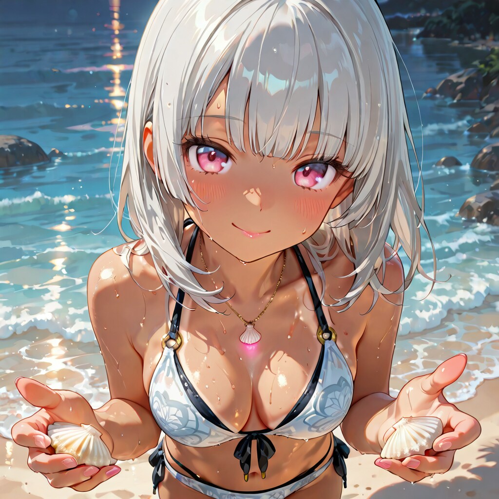 貝殻拾い