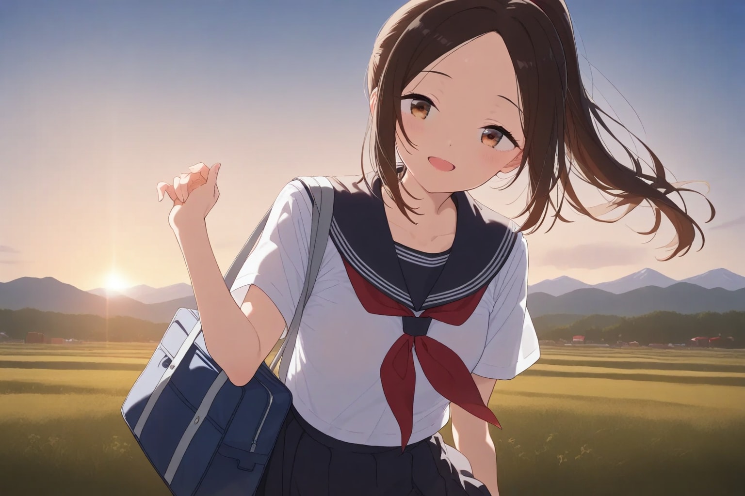 セーラー服のおでこちゃん✨２