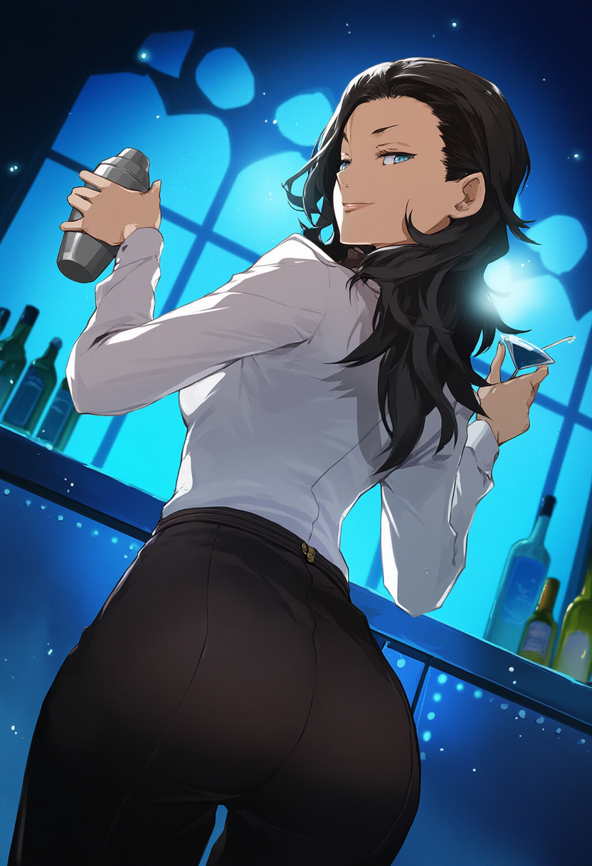 カウンターの裏側