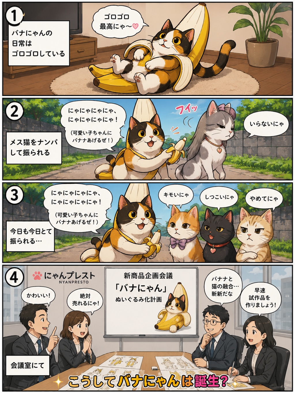 にゃにゃっとバナにゃん〜エピソード0＆キャラシート