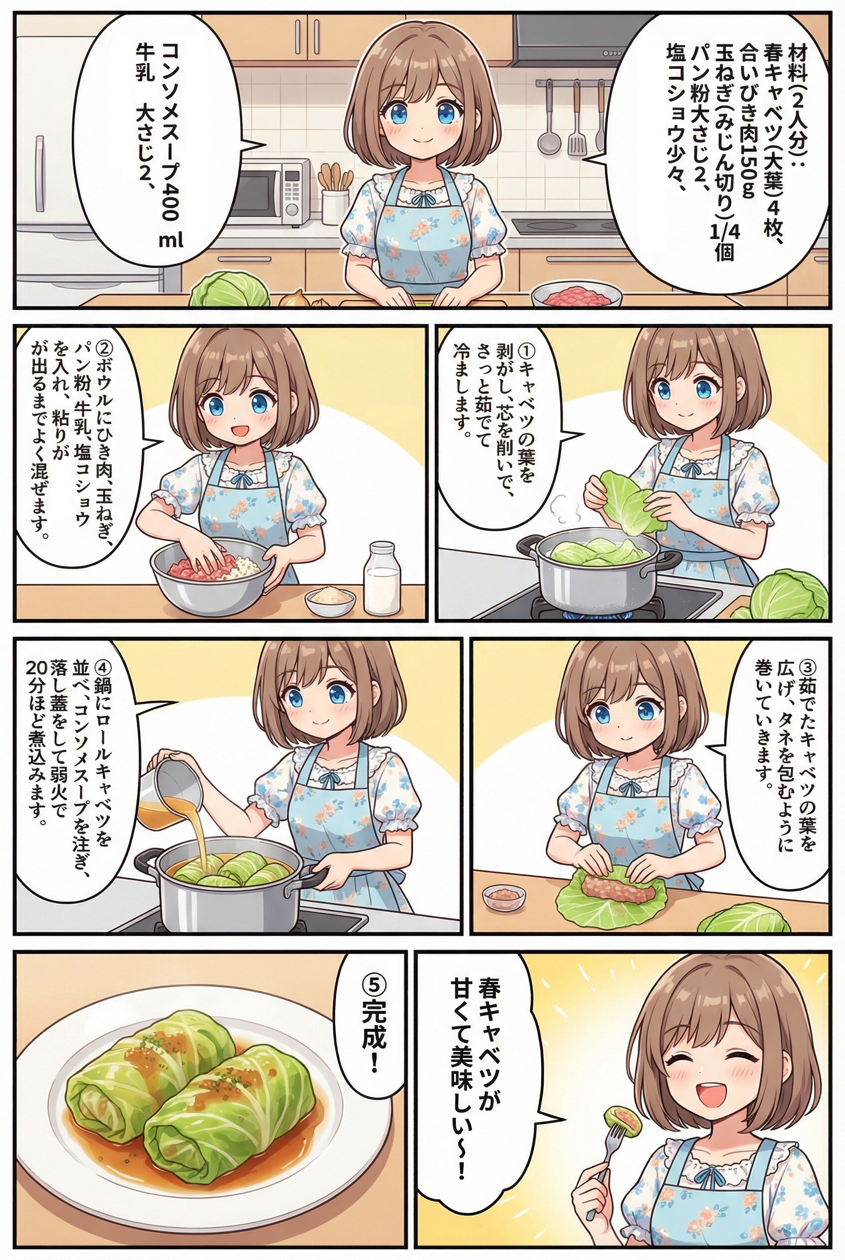 ロールキャベツ | の人気AIイラスト・グラビア