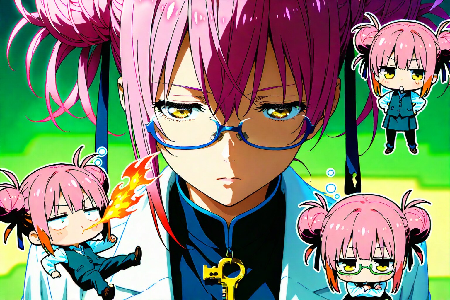 シリアスな表情が台無し | の人気AIイラスト・グラビア