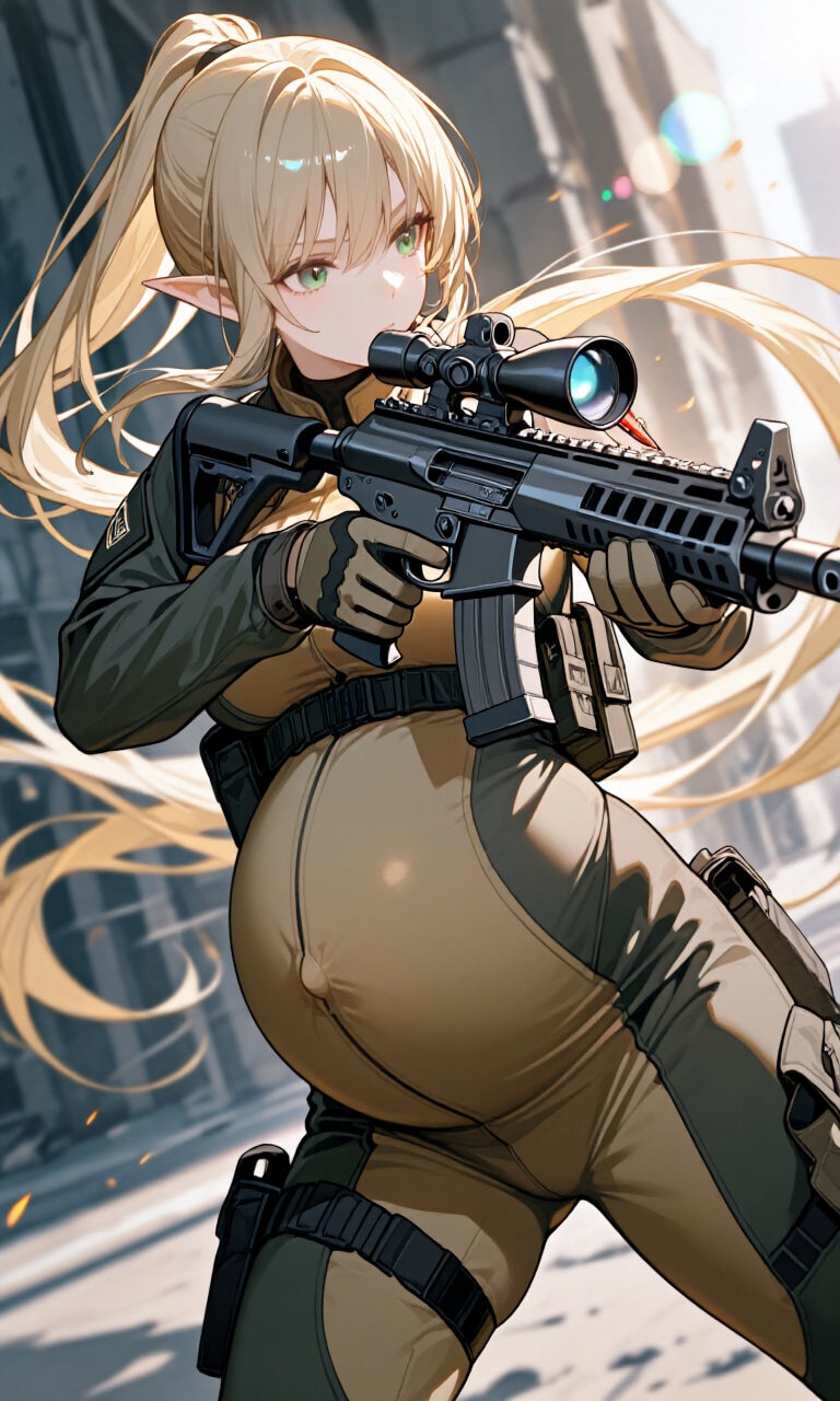 異世界ミリタリー妊婦シリーズその１１７ | の人気AIイラスト・グラビア