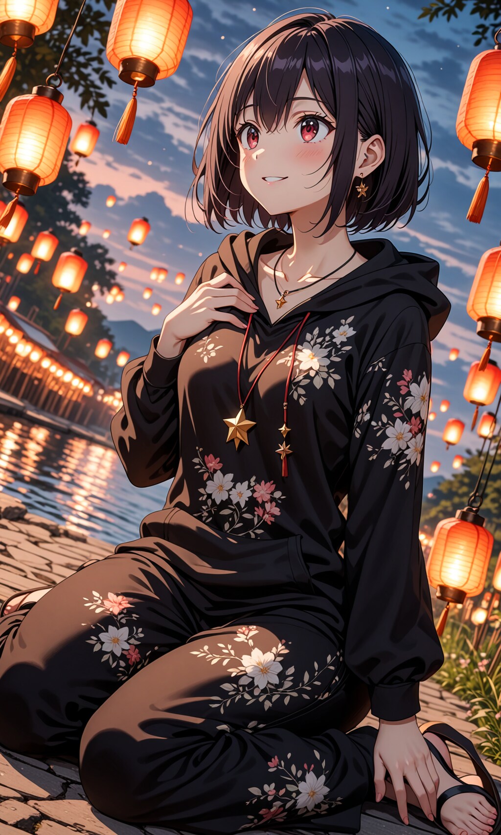 ランタン祭の彼女①