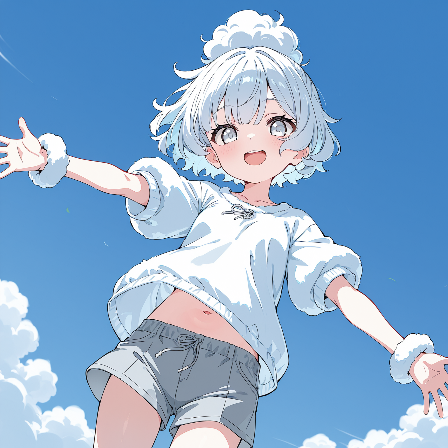 十種雲形：積雲ちゃん | の人気AIイラスト・グラビア