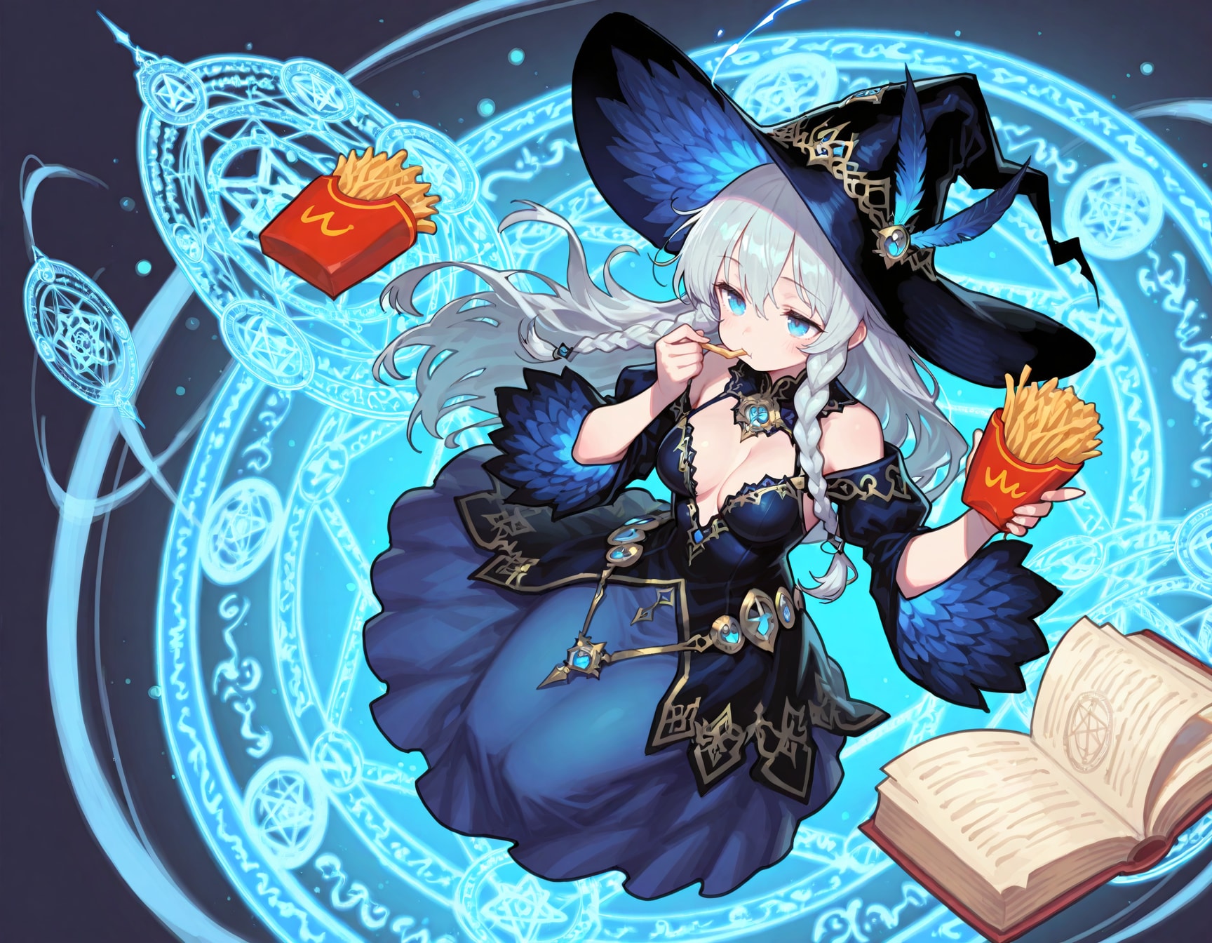 ポテト好きの魔少女