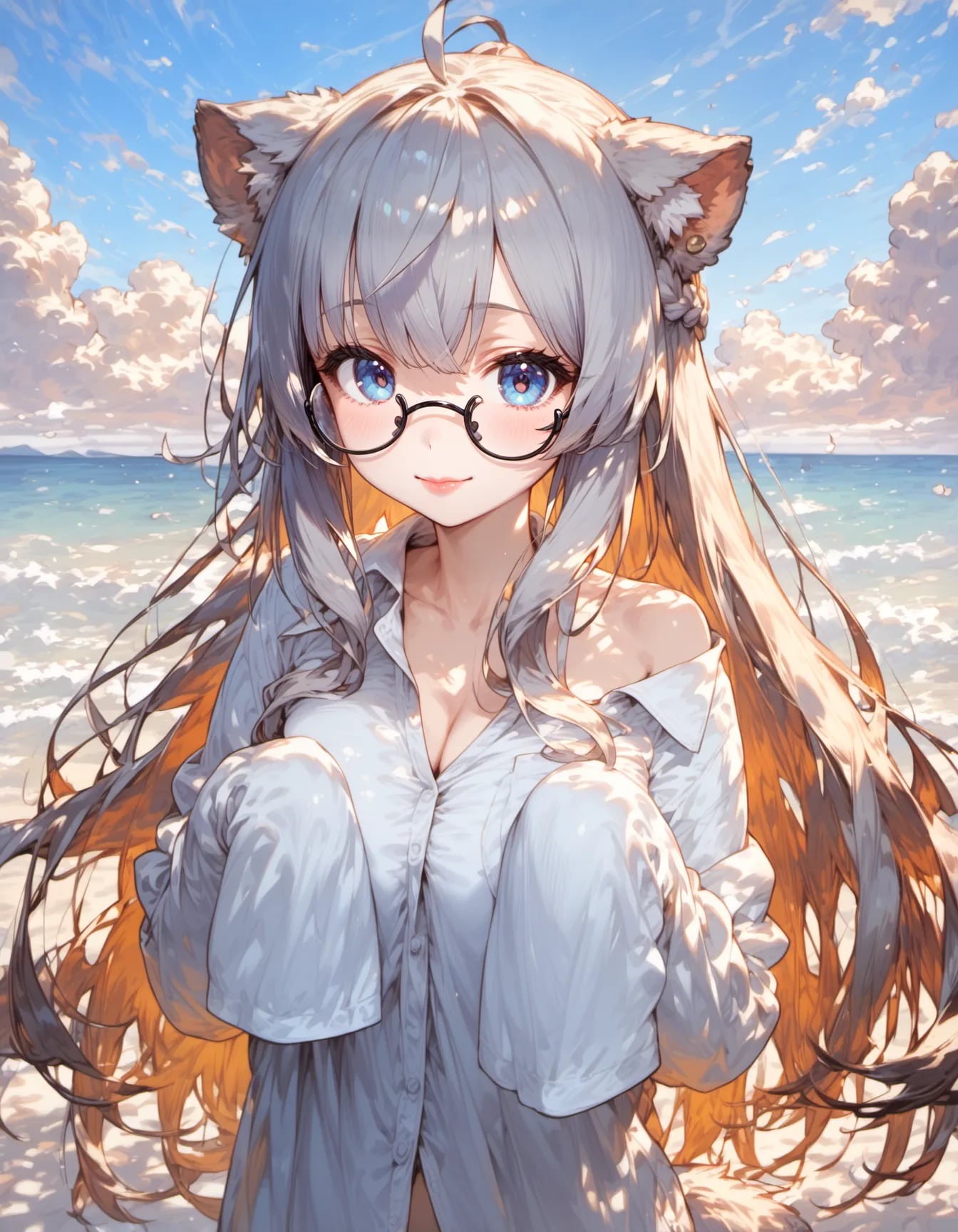 Silver Locks Seeker | の人気AIイラスト・グラビア