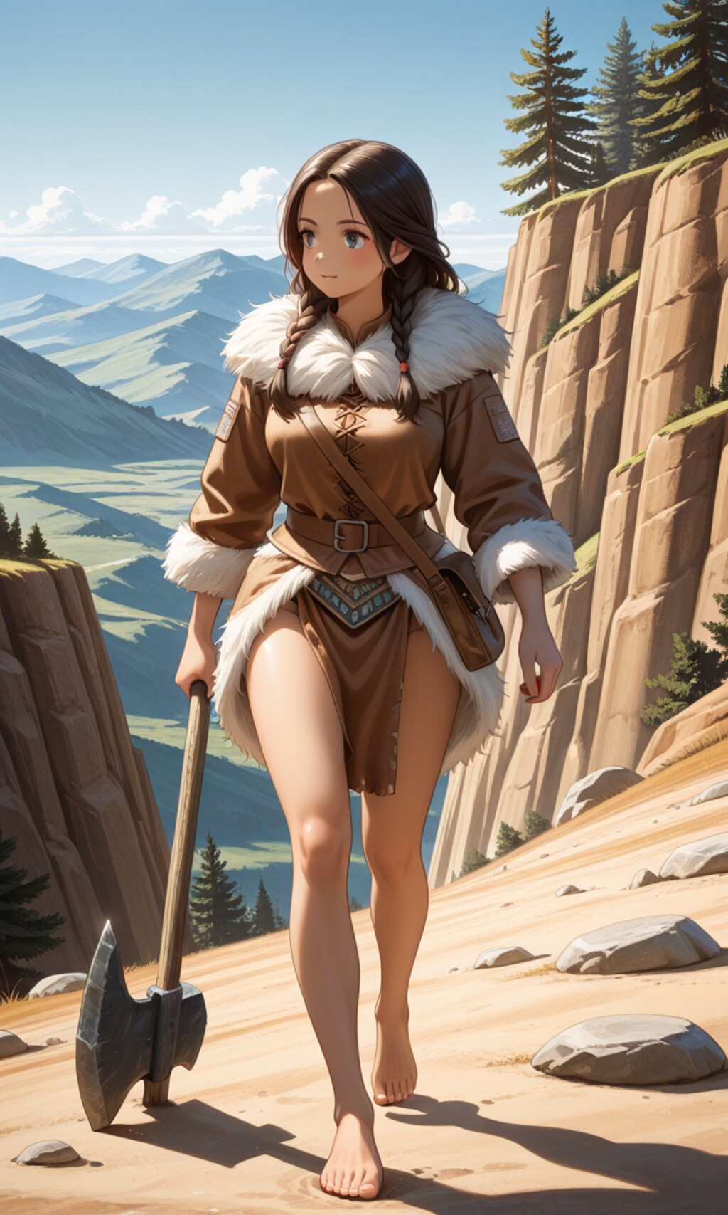 石器の戦士