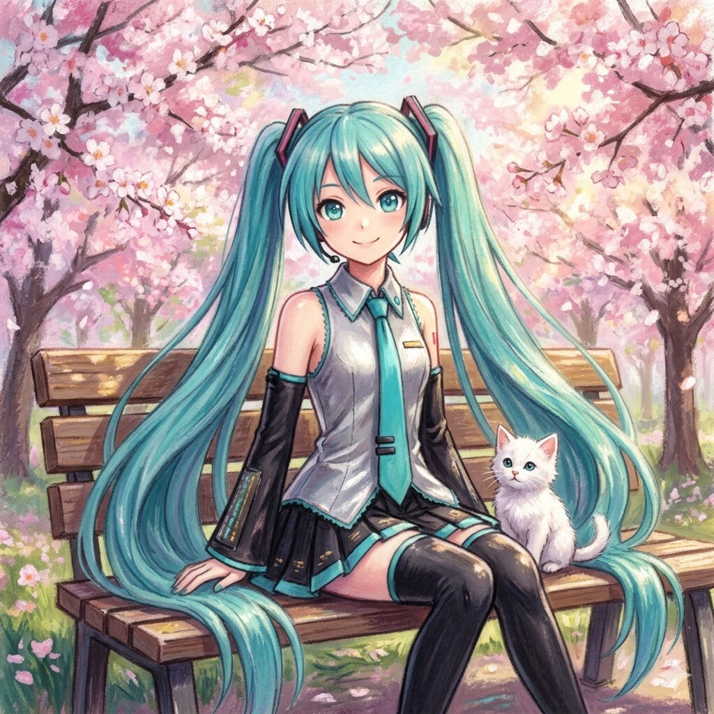 ハードパステル 初音ミク